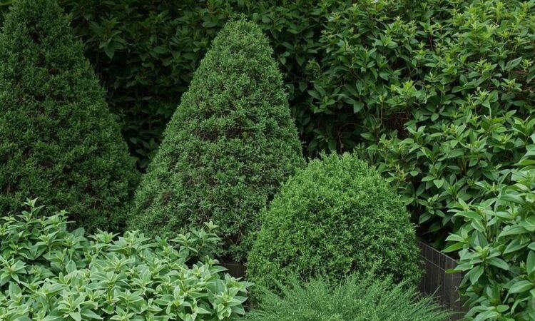 Valg af hæk i skygge
